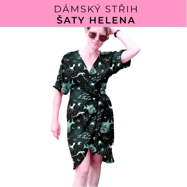 Dámský střih na šaty  Helena