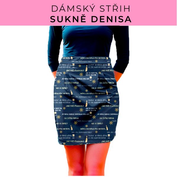 Dámský střih - Dámská sukně Denisa