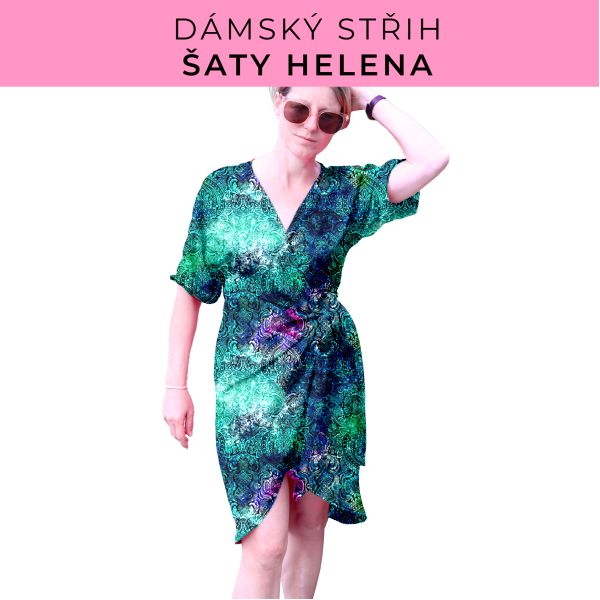 Dámský střih na šaty  Helena