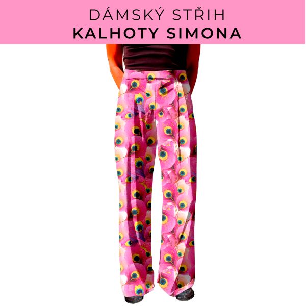 Dámský střih - kalhoty Simona
