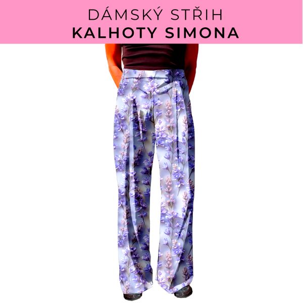 Dámský střih - kalhoty Simona