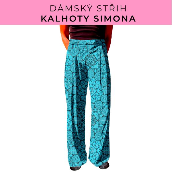 Dámský střih - kalhoty Simona