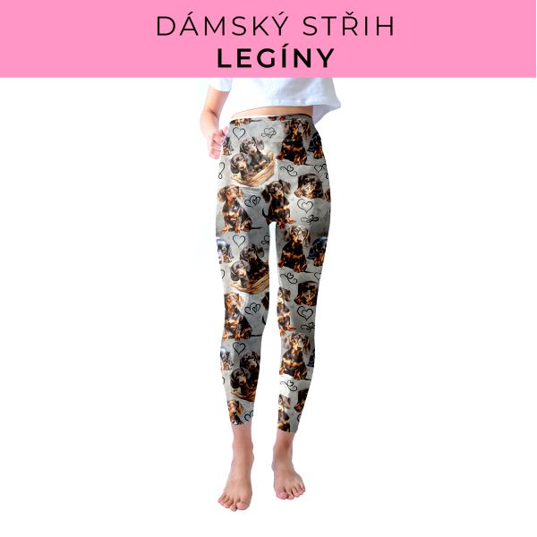 DÁMSKÝ střih - legíny SPORT - SLIM FIT
