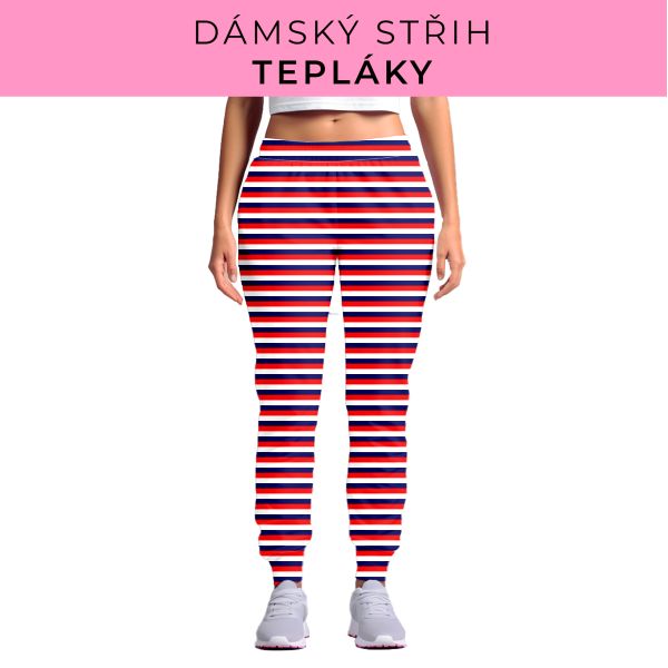 DÁMSKÝ střih - tepláky