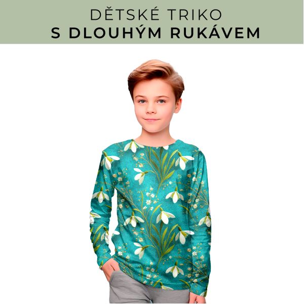 DĚTSKÝ střih - triko dlouhý rukáv