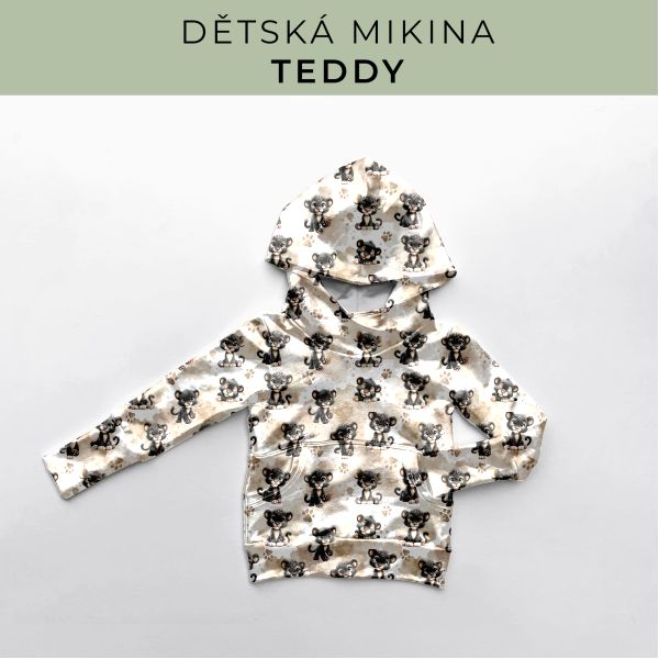 DĚTSKÝ střih - Mikina Teddy