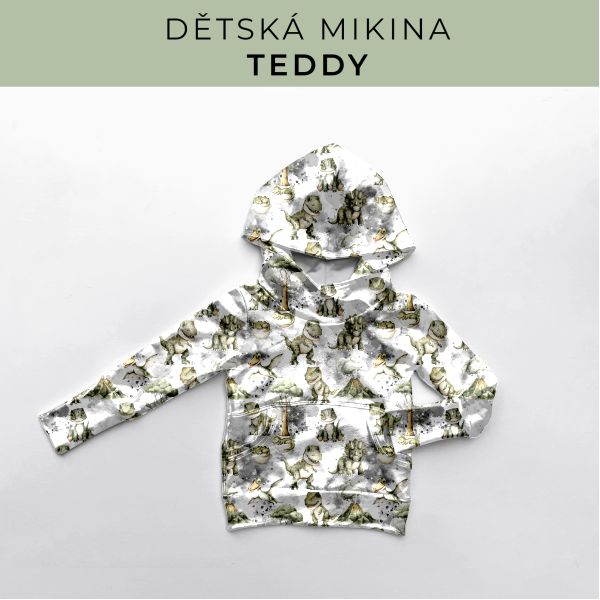 DĚTSKÝ střih - Mikina Teddy