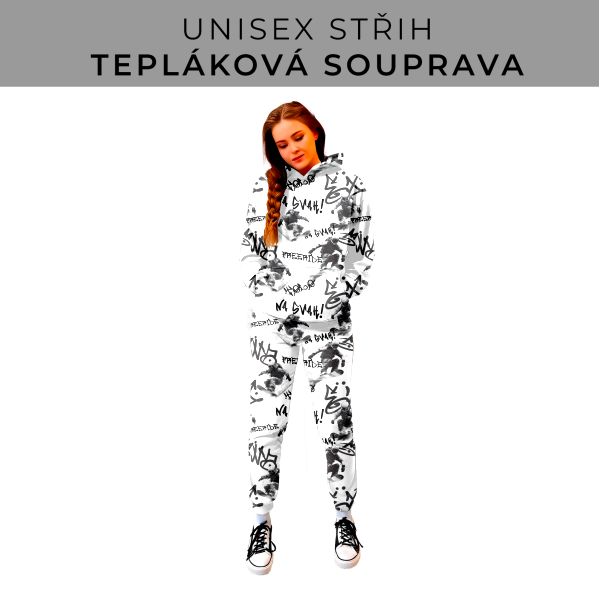 DÁMSKÝ střih - SET mikina a tepláky 
