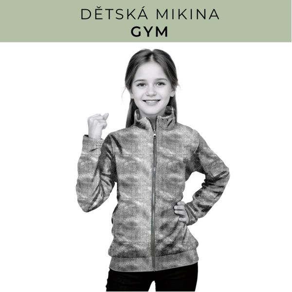 Dětská střih - mikina GYM