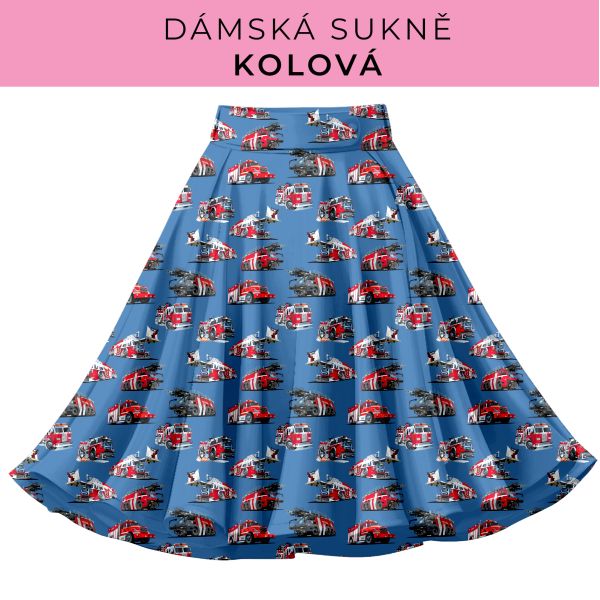 DÁMSKÝ střih - Kolová sukně