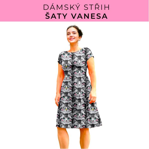 Dámský střih šaty Vanesa