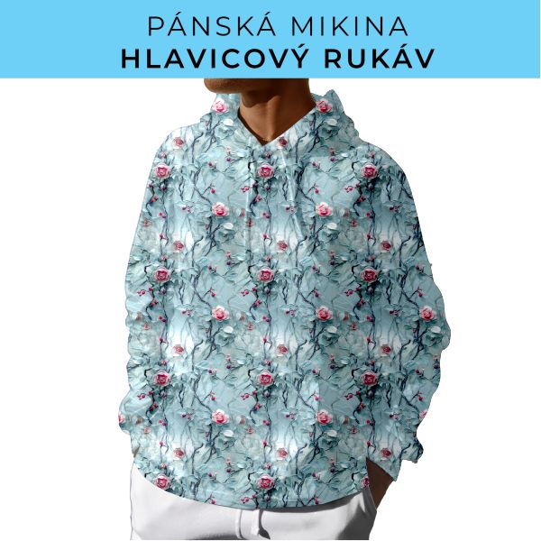 PÁNSKÝ střih - mikina s kapucí