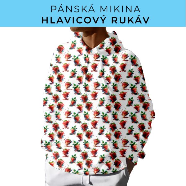 PÁNSKÝ střih - mikina s kapucí