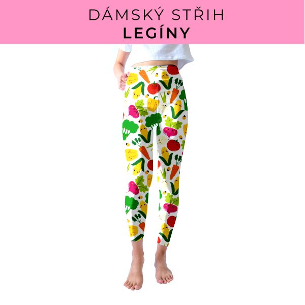 DÁMSKÝ střih - legíny SPORT - SLIM FIT