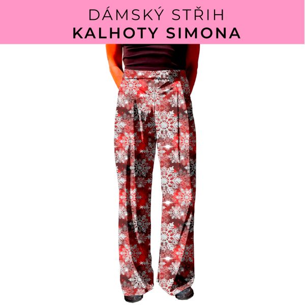 Dámský střih - kalhoty Simona