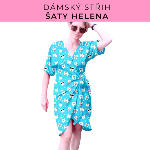 Dámský střih na šaty  Helena
