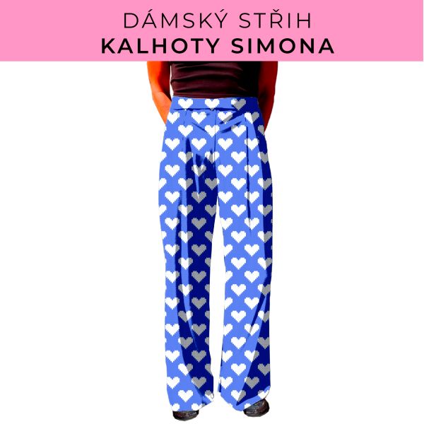 Dámský střih - kalhoty Simona