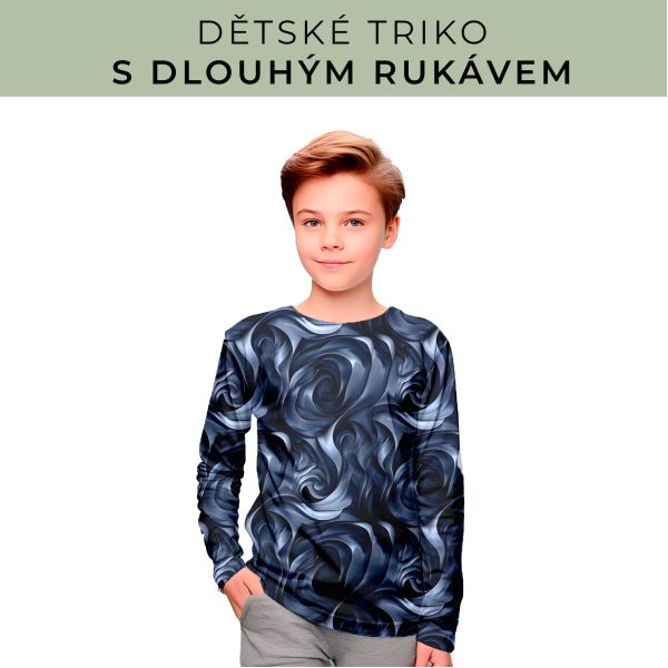 DĚTSKÝ střih - triko dlouhý rukáv