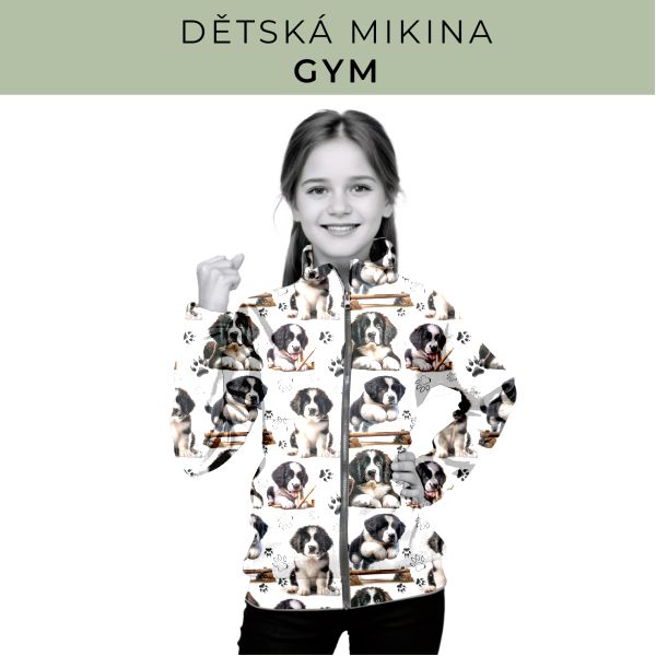 Dětská střih - mikina GYM