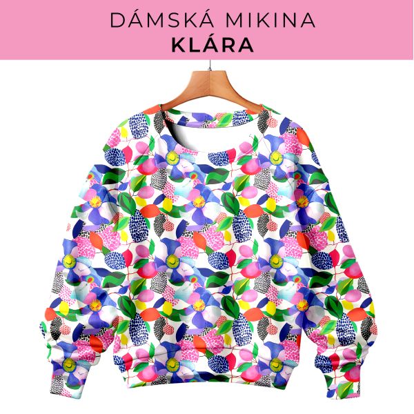 DÁMSKÝ střih - mikina Klára