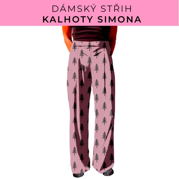 Dámský střih - kalhoty Simona