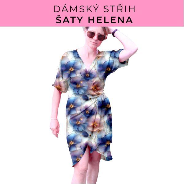 Dámský střih na šaty  Helena