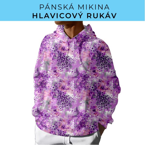 PÁNSKÝ střih - mikina s kapucí