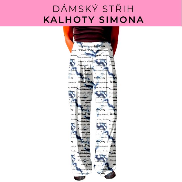 Dámský střih - kalhoty Simona