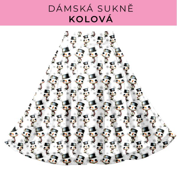 DÁMSKÝ střih - Kolová sukně