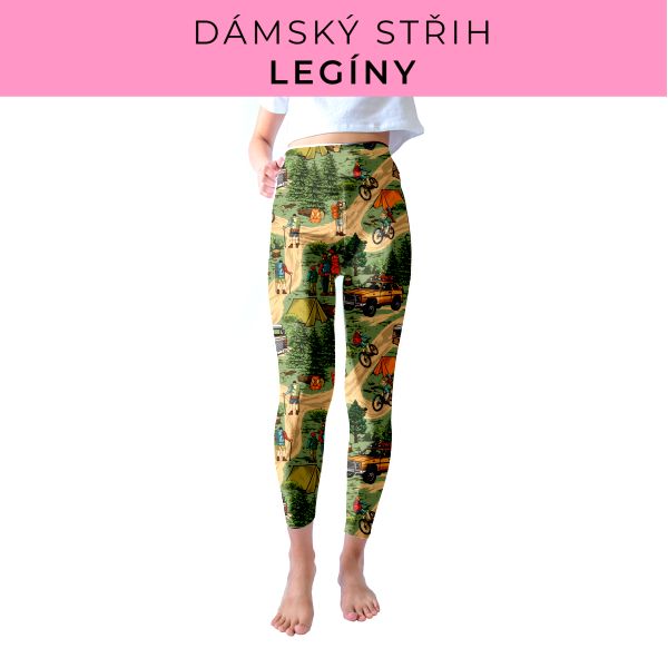 DÁMSKÝ střih - legíny SPORT - SLIM FIT