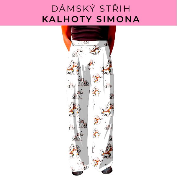 Dámský střih - kalhoty Simona