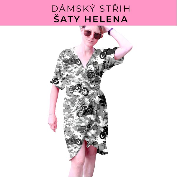Dámský střih na šaty  Helena