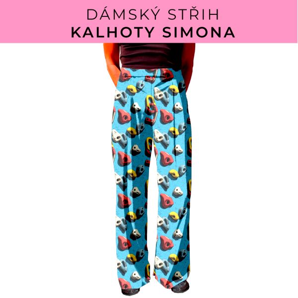 Dámský střih - kalhoty Simona