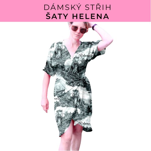 Dámský střih na šaty  Helena
