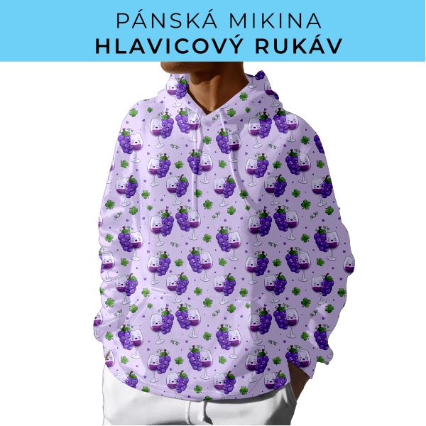 PÁNSKÝ střih - mikina s kapucí