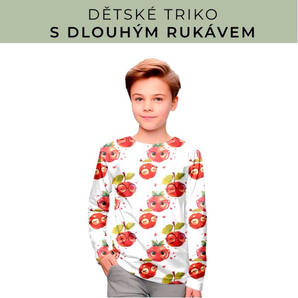 DĚTSKÝ střih - triko dlouhý rukáv