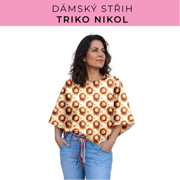 Dámský střih -  triko Nikol