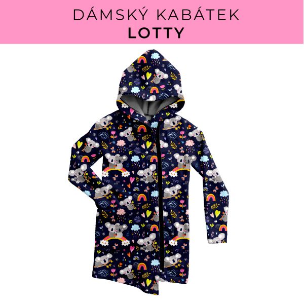 DÁMSKÝ střih - Kabátek Lotty