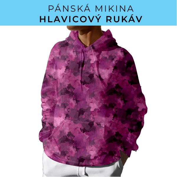 PÁNSKÝ střih - mikina s kapucí