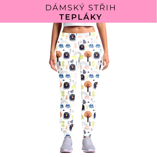 DÁMSKÝ střih - tepláky