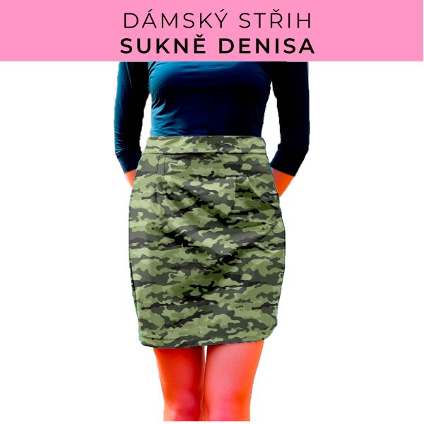Dámský střih - Dámská sukně Denisa