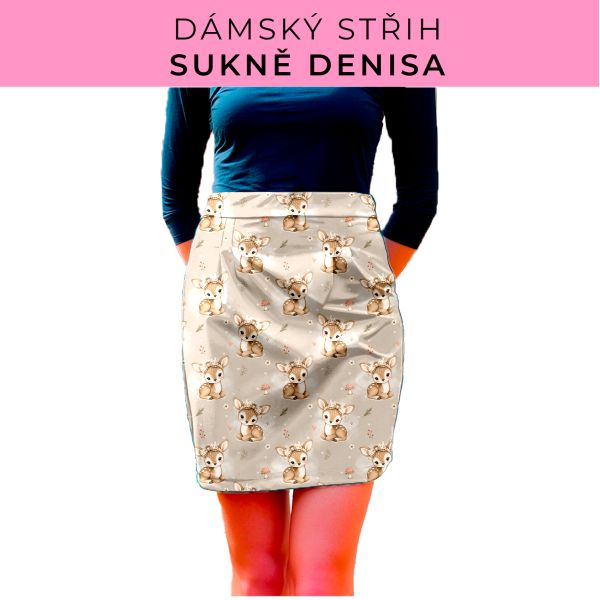 Dámský střih - Dámská sukně Denisa