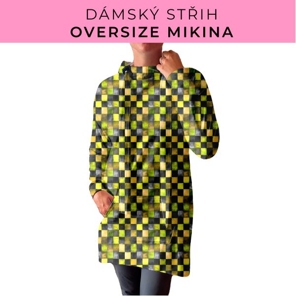 DÁMSKÝ střih - Oversize mikina