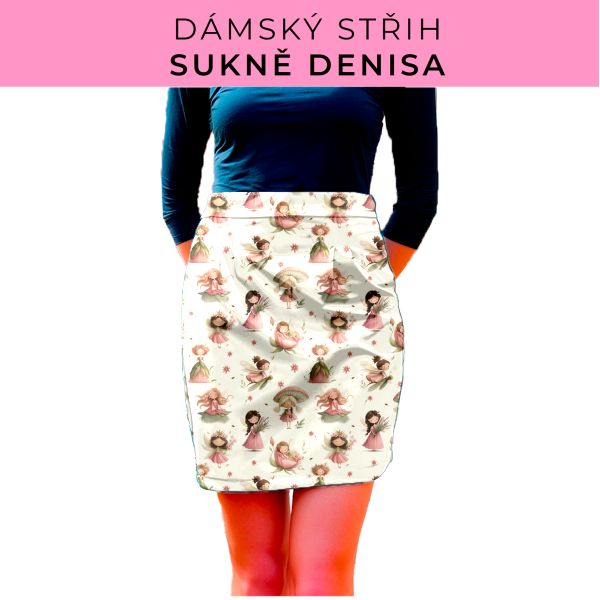 Dámský střih - Dámská sukně Denisa