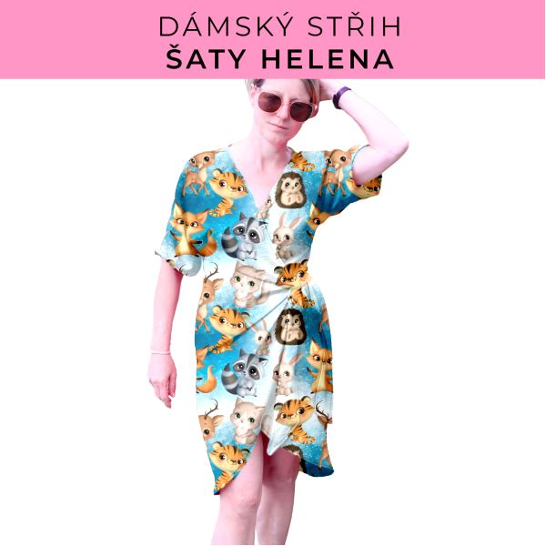 Dámský střih na šaty  Helena