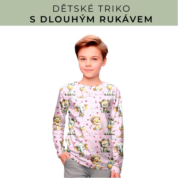 DĚTSKÝ střih - triko dlouhý rukáv