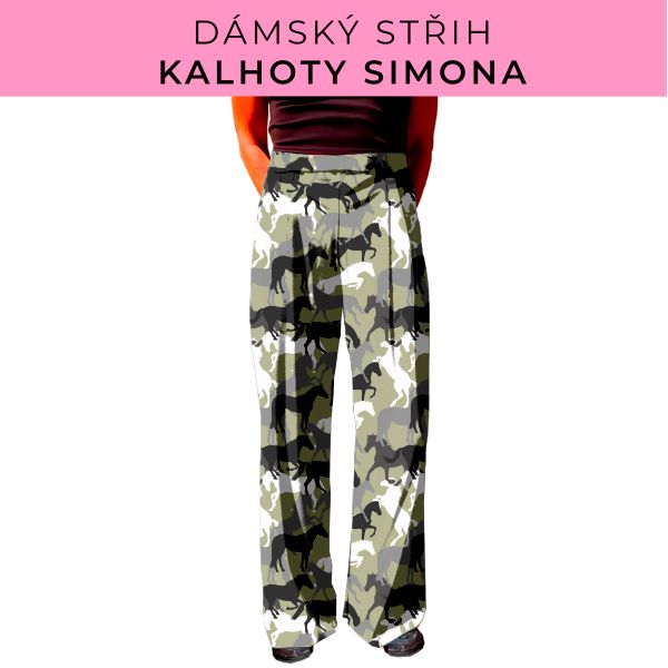 Dámský střih - kalhoty Simona