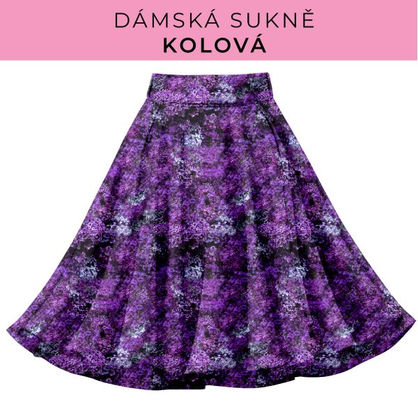 DÁMSKÝ střih - Kolová sukně