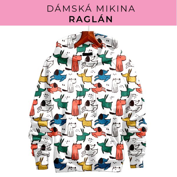 DÁMSKÝ střih - mikina raglán