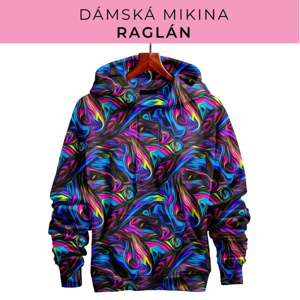 DÁMSKÝ střih - mikina raglán